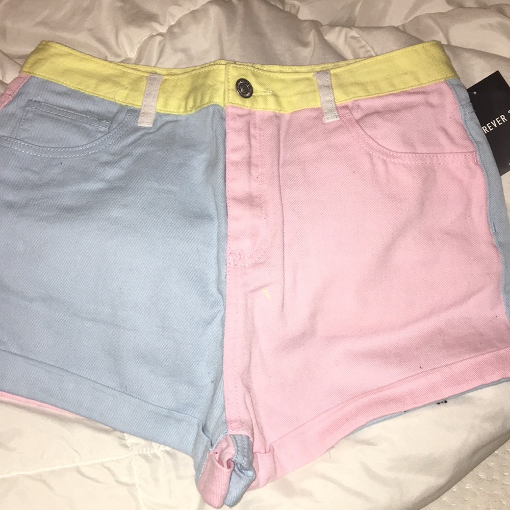 Forever 21 multi color shorts